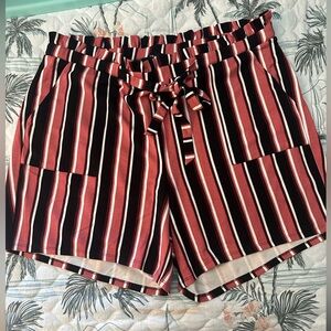 Torrid Paper Bag Waist Tie Shorts NWoT
